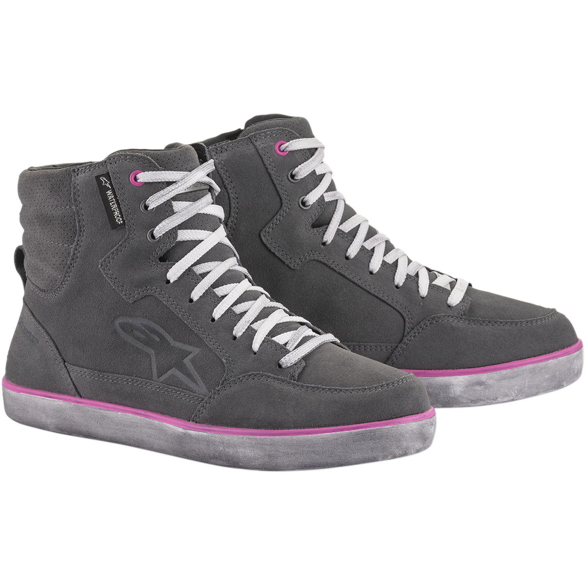 ALPINESTARS 3405-2433 2542220909510 J-6 Waterproof Women's Shoes gray/pink - us 10