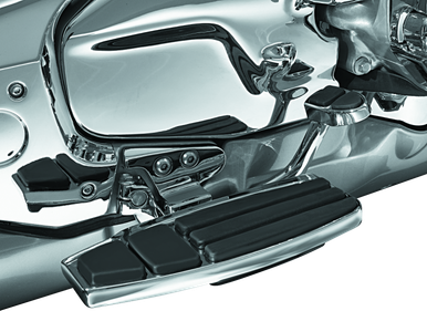 Kuryakyn #4038 - Driver Floorboard Kit 01-17 GL1800 Chrome