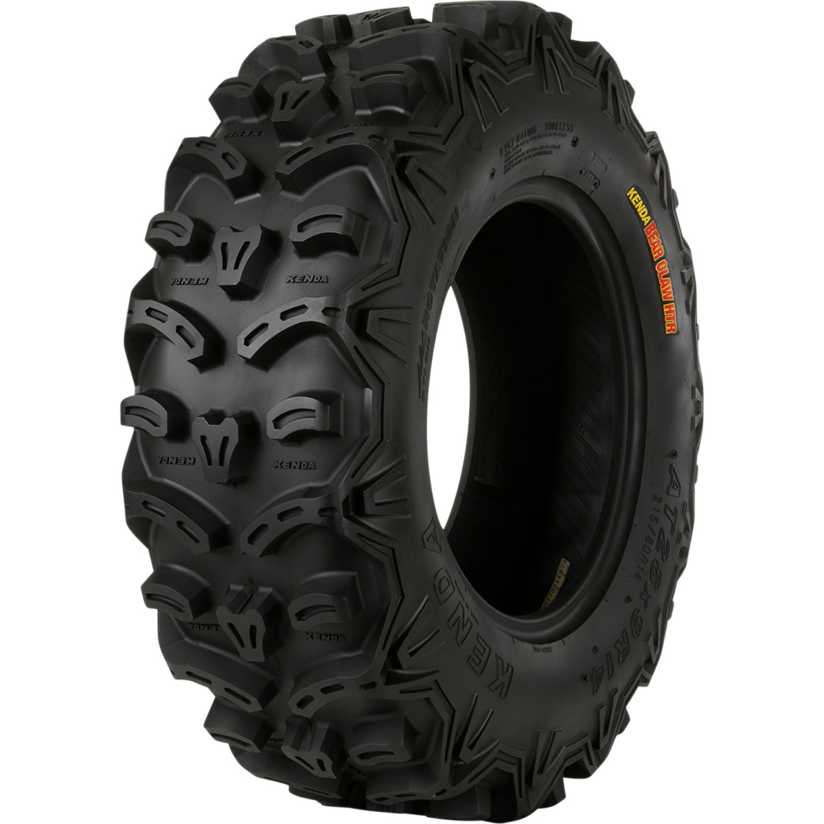 KENDA 0320-0388 085871295D1 K587 Bearclaw HTR Tire Tire - K587 Bearclaw HTR - Rear - 25x10R12 - 8 Ply