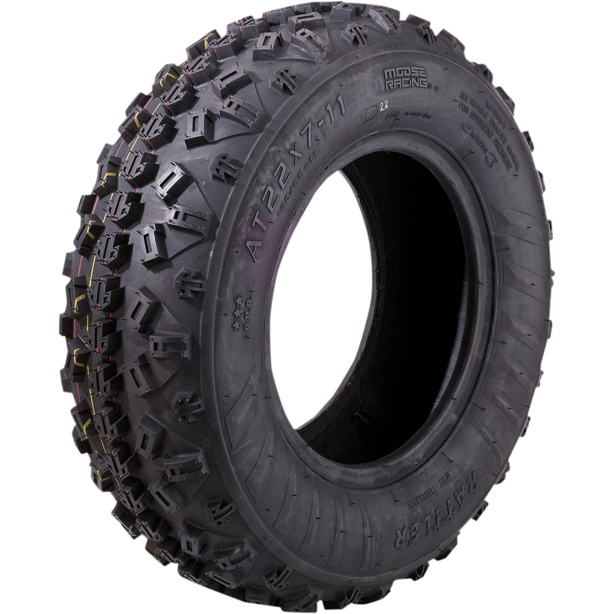 MOOSE OFFROAD 0320-1146 1017-360 Rattler Tire Tire - Rattler - Front - 21x7-10 - 6 Ply