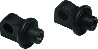 Kuryakyn #6775 - Adjustable Stop Splined Peg Adapter Black