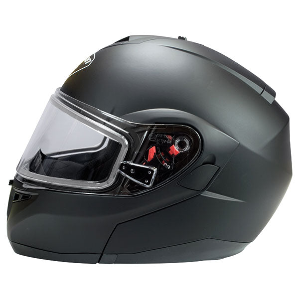 ZOAN OPTIMUS GEAR MODULAR HELMET SMALL MATTE BLACK ELECTRIC LENS 438-424