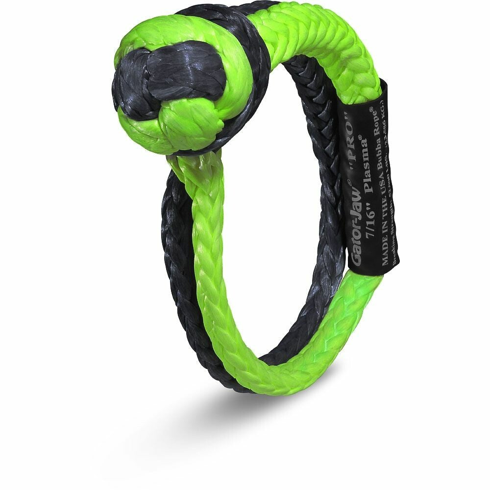Bubba Ropes Gator JAW PRO Green Black Shackle 7/16" - 176745PROGB