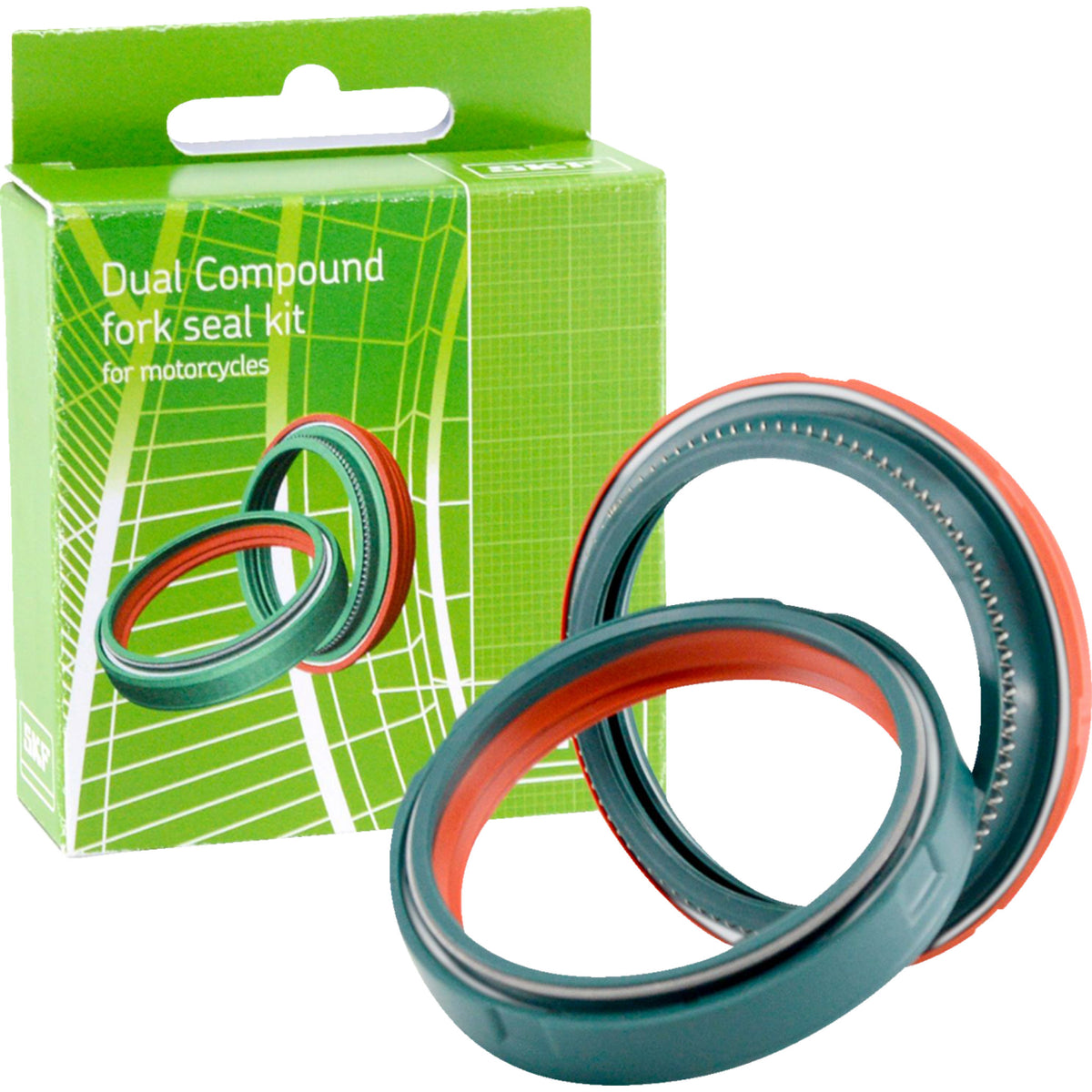 SKF 0407-0919 DUAL-49S Fork Seal Kit 49 mm - showa - dual compound