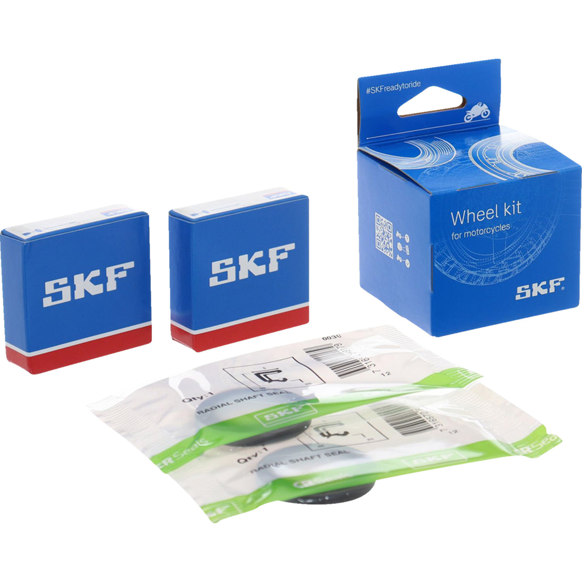 SKF 0222-0716 VKWB-R-25-D Wheel Bearings with Seals Kit rear - honda/suzuki