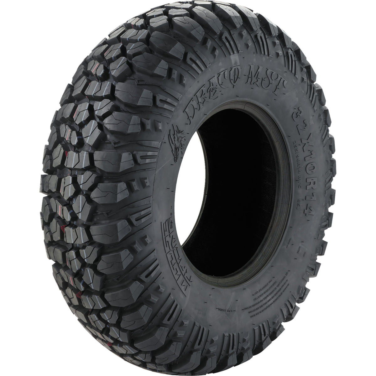 MOOSE OFFROAD 0320-1447 1432-360 Draco Tire Tire - Draco - Front/Rear - 32x10R14 - 8 Ply