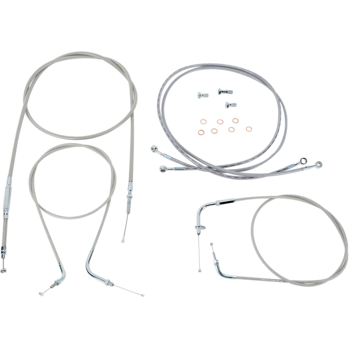 Baron Cable Kit - BA-801300KT-16 Yamaha V-Star 1300 2007-2017