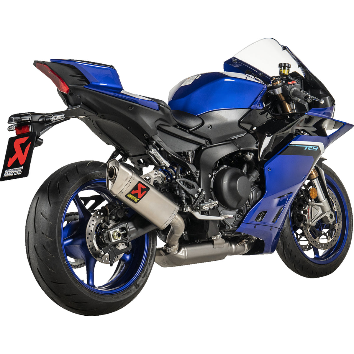 AKRAPOVIC 1810-3236 S-Y9R17-HAPT Racing Line Exhaust System titanium - yamaha r9