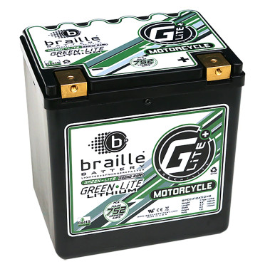 Braille G30H - GreenLite (Harley/Motorcycle Spec) Lithium Battery
