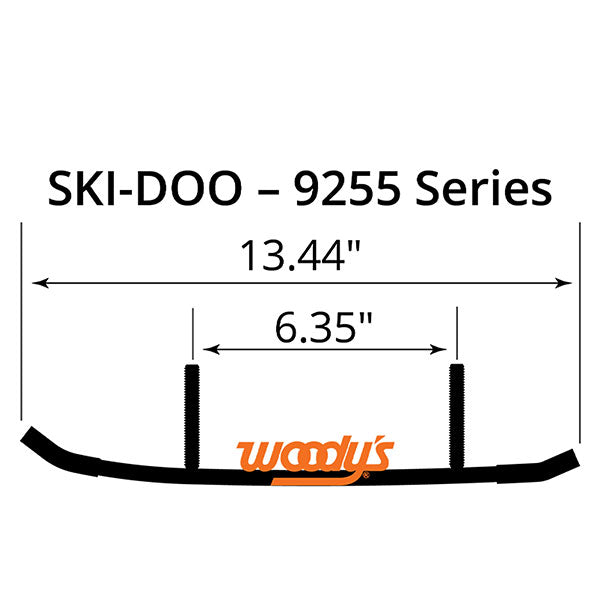 WOODY'S FLAT-TOP TRAIL BLAZER 6" CARBIDE TRAIL RUNNERTSD4-9255