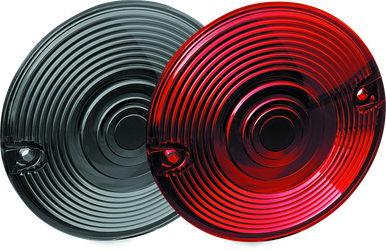 Kuryakyn #4996 - Red Lenses For Flat Turn Signals