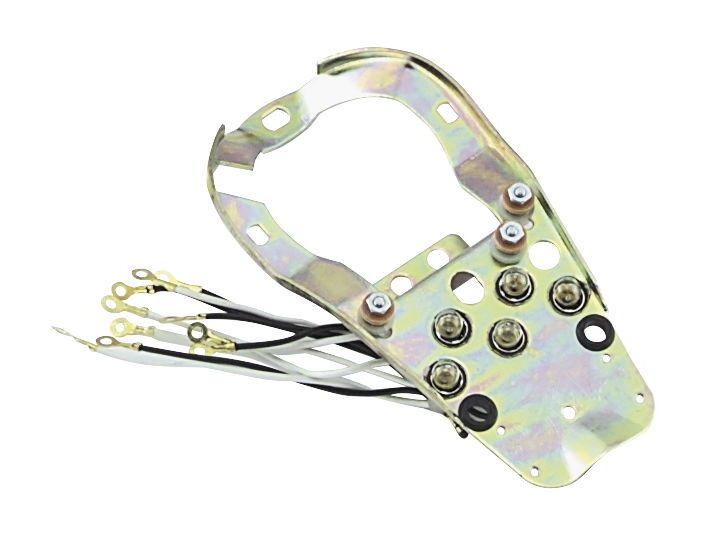 Biker's Choice 5-Light Instrument Panel Base Plate For Harley Softail 1991-1995
