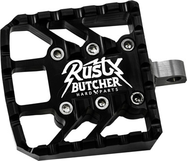 Rusty Butcher RB-BFG-1 - Heavy Duty Mini Floorboards Black Anodized