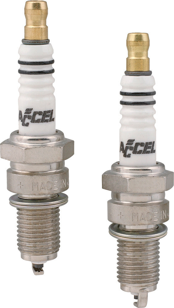 Accel Copper Core Spark Plugs TC XL High Performance - 2418 For Harley Motorcycles 1986-2017