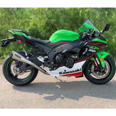 Hindle Evo Megaphone Full Exhaust System Kawasaki ZX-10R 21-26