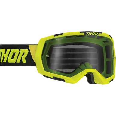 Thor - Regiment Goggle - Lime/Black - Smoke Lens