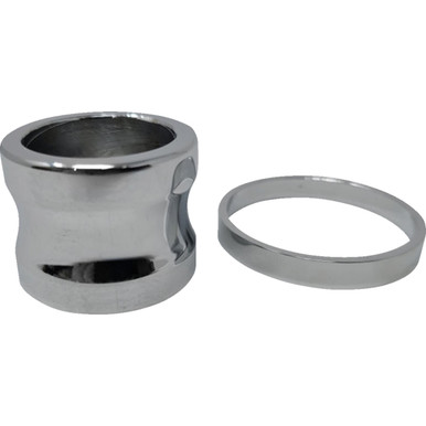 Covingtons #C0008-C - Axle Spacers - Smooth - Chrome - with ABS - Pair