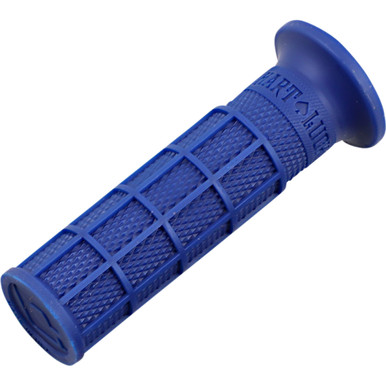 ODI #V02FWDU - Hart-Luck Signature Full-Waffle Slip-On Grips - Blue