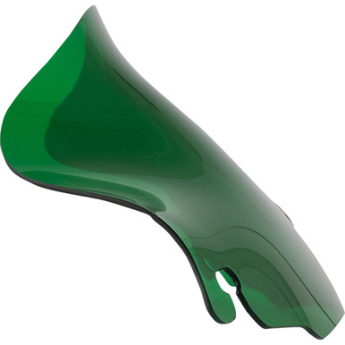 Klock Werks #KWW-01-0698 - Kolor Flare Windshield - 6-1/2" - Green - '96-'13 FLHT/FLHX
