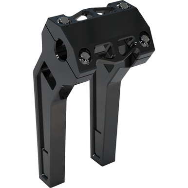 LA Choppers #LA-7471-08B - Performance Risers - Pullback - 8" - Black Anodized