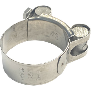 K&S Technologies #06-0143 - Exhaust Pipe Clamp - 1.57" - 1.69"