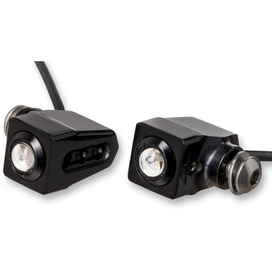 Joker Machine #05-206-RB - Side-mount LED Turn Signals - Black/Red
