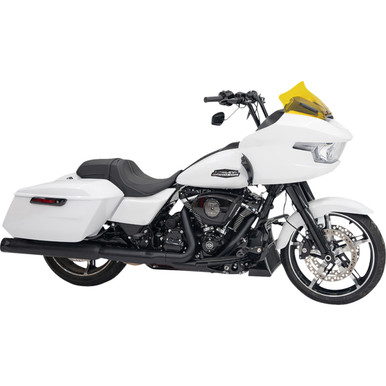 Klock Werks #KWW-01-0717 - Kolor Flare Windshield - 10" - Yellow - '23-'25 FLTRX