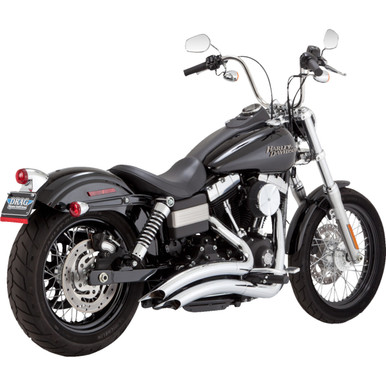 Vance & Hines #26081 - 2-into-2 Big Radius Exhaust System - Chrome