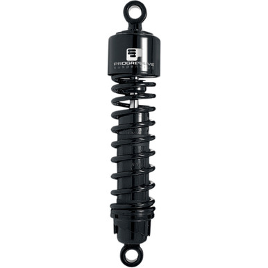 Progressive Suspension #412-4049B - 412 Series Shock - 12" - Standard - Black - H-D