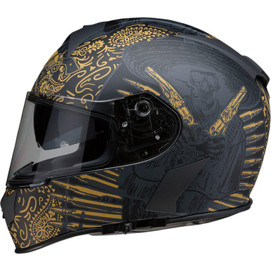 Z1R - Warrant Helmet - Sombrero - Black/Gold - XL