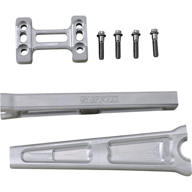 Slyfox #TM-SLY7 - Handlebar Riser Kit - Straight - 1" Clamping - 10" Rise - Raw
