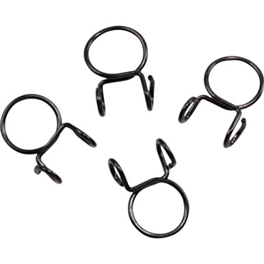 ALL Balls #FS00062 - Refill Clamp Kit - Fuel Line/Wire - Parallel Ear - Black - 10 mm - 4 Pack