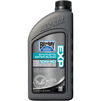 Bel-ray #99120-B1LW - EXP Synthetic Blend 4T Oil - 10W-40 - 1L