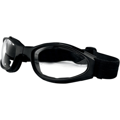 Bobster #BCR002 - Crossfire Goggle - Matte Black - Clear Lens