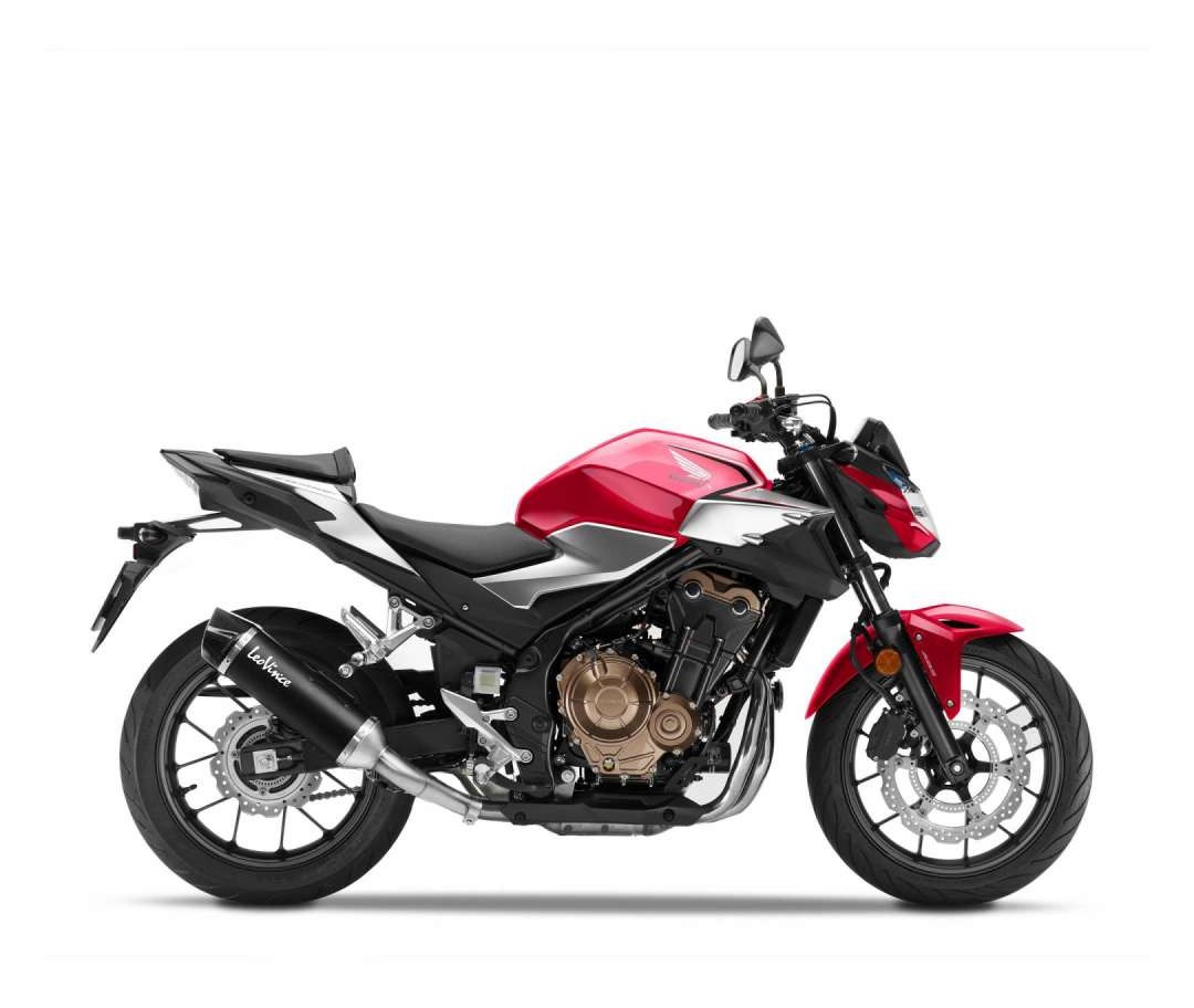 Leo Vince Nero Slip-On Exhaust Honda CB500F / CB500 Hornet / CB500X / CBR500R 2019-2026