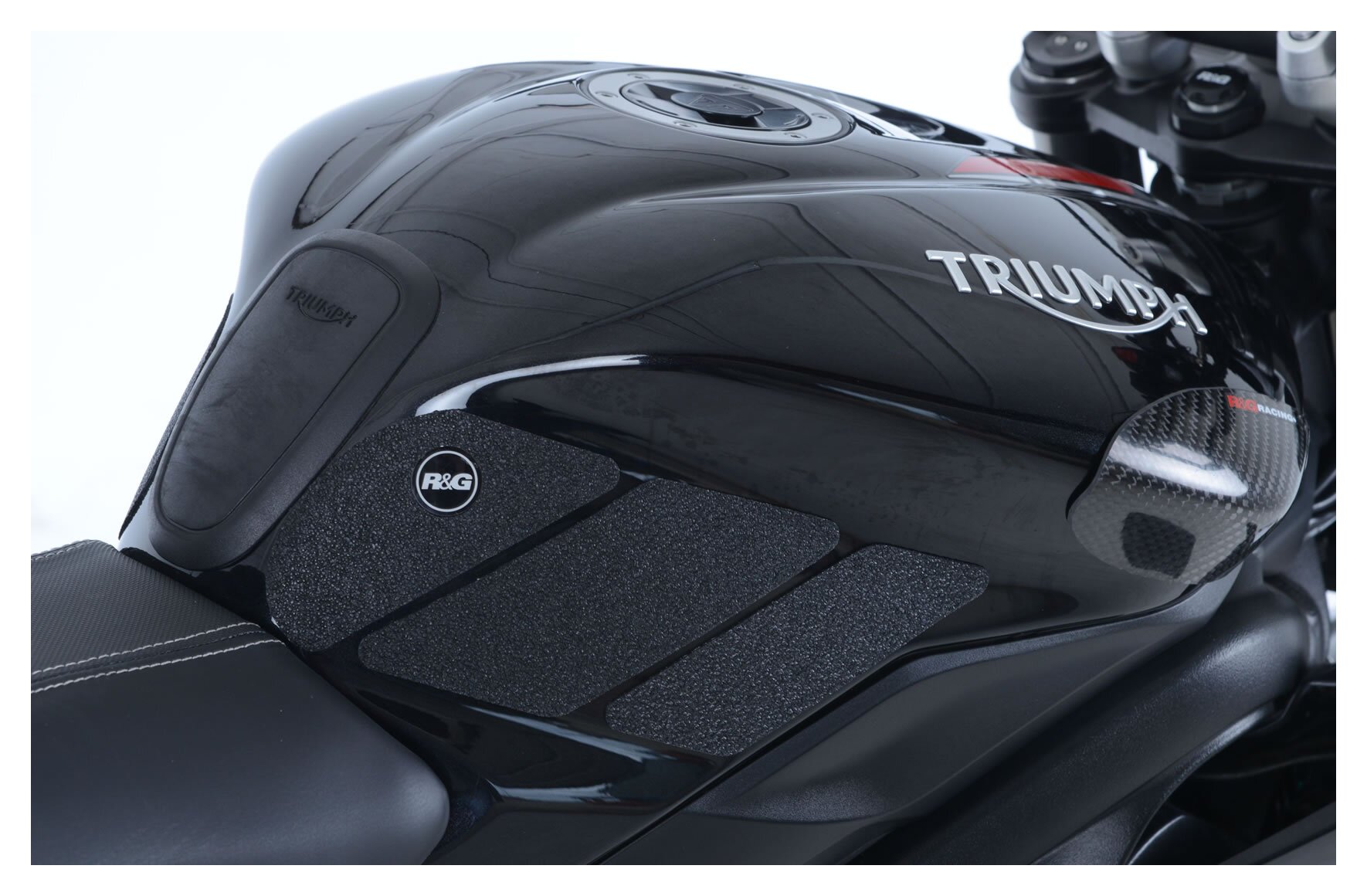 R&G Racing Tank Traction Grips Triumph 675 Daytona / 675 / 765 Street Triple / R / RS / S 2013-2022