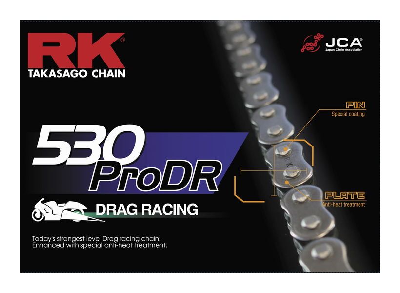 RK Chains Pro Drag Chain 530 Natural