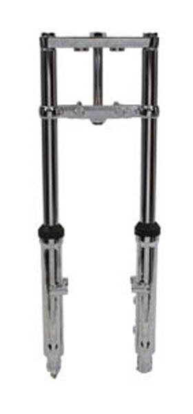 V-Twin Mfg. Fork Assembly With Sliders 6" Over Stock For Harley FXST 1984-1999