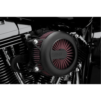 Vance & Hines 2006 Harley-Davidson Softail Heritage FLST VO2 Rogue Air Intake Kit - Wrinkle Black