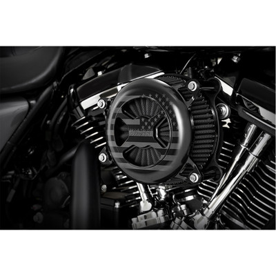 Vance & Hines 2024 Harley-Davidson Road King Police FLHP VO2 America Air Cleaner - Freedom Black