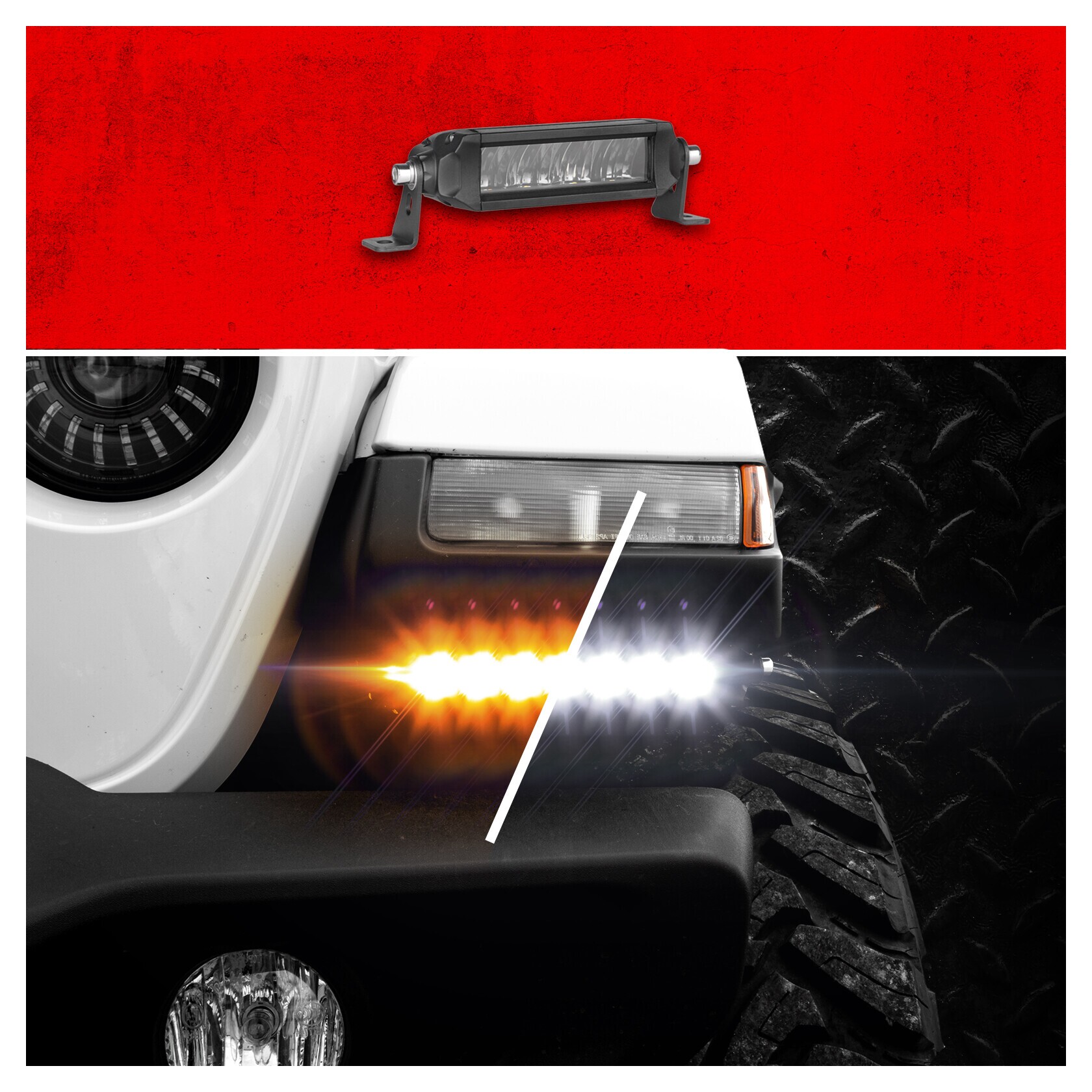 XKGLOW Razor Fog / Strobe Combo Light Bar
